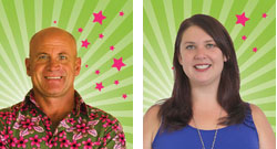 Chris Allen and Kassie Livesey