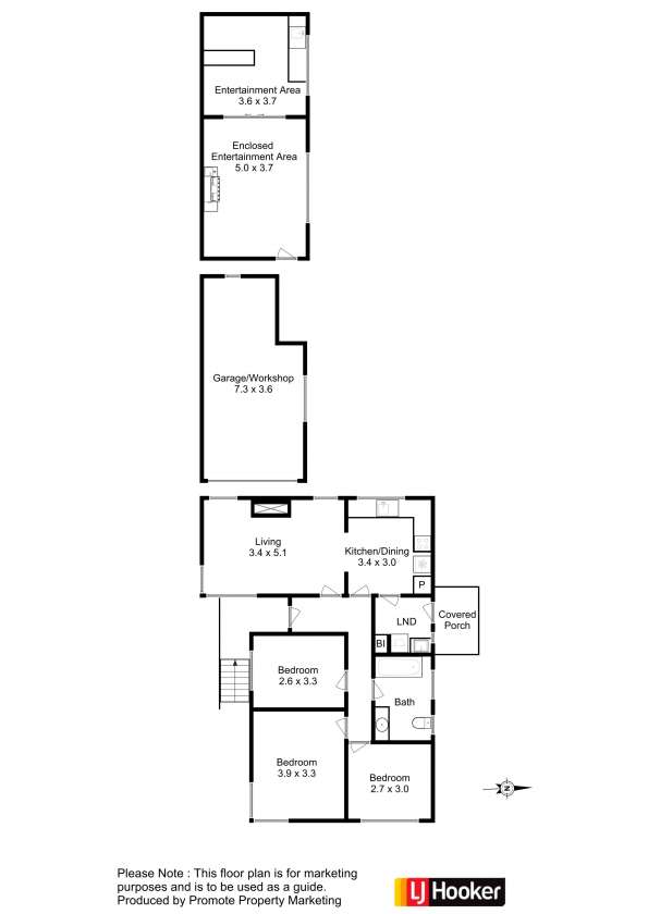 iFloorplan 20A Bowen Rd, Moonah